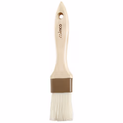 Winco Flat Pastry and Basting Brush, 1-12-Inch, Beige