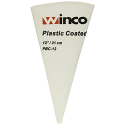 Winco Pastry Bag Cotton with Plastic Coating  12-Inch