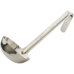 Winco One Piece Stainless Steel Ladle  2 Ounce  6""