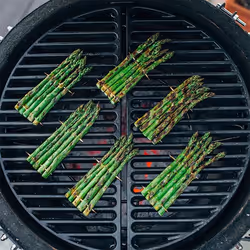 Kamado Joe Half-Moon Cast Iron Grate, Grate, Black, Cast iron, Joe Classic Joe series, Large Big Green Egg, and other round 1 ...