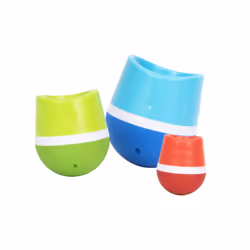 Fat Brain Toy Co. TumbleRoos, Plastic, Blue, Green, Red