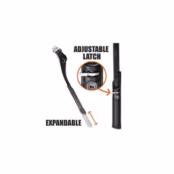 BV Adjustable Bicycle Bike Kickstand with Concealed Spring-Loaded Latch, for 24-29 Inch Bicycles