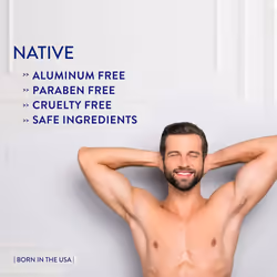 Native Deodorant - Natural Deodorant - Vegan, Gluten Free, Cruelty Free - Free of Aluminum, Parabens & Sulfates - Born in the USA - Citrus & Herbal