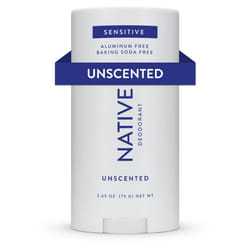 Native Sensitive Deodorant Contains Naturally Derived Ingredients  72-Hour Odor Control  Deodorant for Women and Men  Aluminum Free with Baking Soda