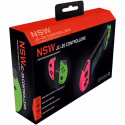 Gioteck JC-20 Black, Green, Pink Bluetooth Gamepad Nintendo Switch