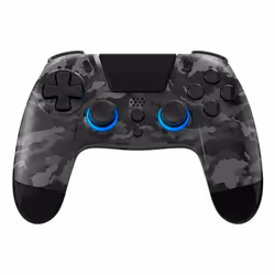 Gioteck VX4PS4-63-MU, Gamepad, PC, PlayStation 4, Back button, D-pad, Analogue / Digital, Wireless, Black, Grey