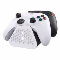 Gioteck DCSXBX-12-MU, Xbox One, Xbox Series S, Xbox Series X, Charging stand, Black, White, Wired, Microsoft, 1 pc(s)