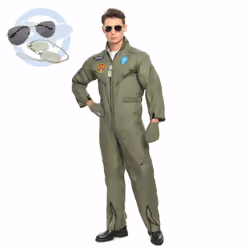 Spooktacular Creations EN-TQ3M-SNOO, Fancy costume, Adult, Male, Pilot, M, Polyester
