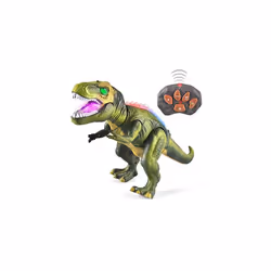 JOYIN LED Light Up Remote Control Dinosaur Walking and Roaring Realistic T-Rex Dinosaur Toys with Glowing Eyes, Walking Movem ...