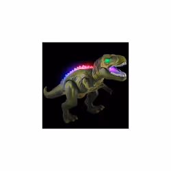 JOYIN LED Light Up Remote Control Dinosaur Walking and Roaring Realistic T-Rex Dinosaur Toys with Glowing Eyes, Walking Movement, Shaking He