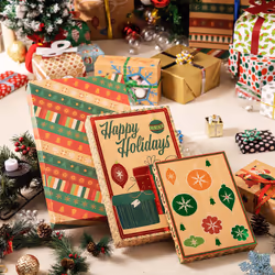 Joyin 10711, Gift wrap box, Multicolour, Christmas, 12 pc(s)