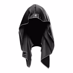 MISSION Cooling Hoodie Towel  Black - Soft  Durable Microfiber - Cools Up to 2 Hours - UPF 50 Sun Protection - Machine Washab ...