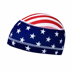 Mission Cooling Helmet Liner  USA Flag - Lightweight & Breathable - Cools Up to 2 Hours - UPF 50 Sun Protection - Machine Was ...
