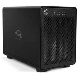 OWC ThunderBay 4 RAID 5 24TB HDD enclosure Black 3.5"