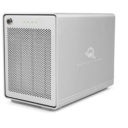 OWC Mercury Elite Pro Quad HDD enclosure Silver 2.5/3.5"