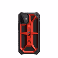 Urban Armor Gear Monarch, Cover, Apple, iPhone 12 Mini, 13.7 cm (5.4"), Black, Red