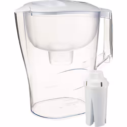 Amazon Basics Water Filter Pitcher for Fridge - 10-Cup Water Pitcher with Filter Compatible to Brita Water Pitchers & Dispens ...