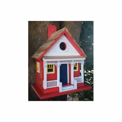 Home Bazaar HB-9508RS Capitola Beach Cottage, Red