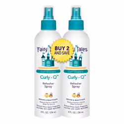 Fairy Tales Curly-Q Curl Refresher for Kids' Hair - Lightweight Spray to Define Curls, Add Bounce and Reduce Frizz - 8oz Pack ...