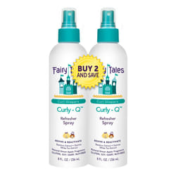 Fairy Tales Curly-Q Curl Refresher for Kids' Hair - Lightweight Spray to Define Curls, Add Bounce and Reduce Frizz - 8oz Pack of 2