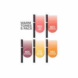 Chameleon CT0511 marker 5 pc(s) Orange, Red, Yellow