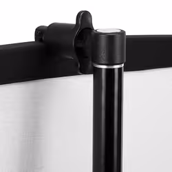 Fotodiox 5x7 foot Collapsible Black  White 2in1 Background  Backdrop Kit with Stand Support