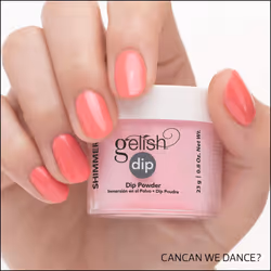 Gelsih Cancan We Dance? Dip Powder  Pink Nail Dip  Pink Dip Powder Colors  Pink Powder Dip For Nails  8 ounce