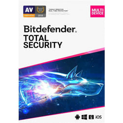 BITDEFENDER TOTAL SECURITY 2025 FOR 10 DEVICES FOR 1 YEAR