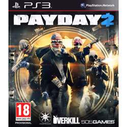 505 Games Payday 2, PlayStation 3, M (Mature), Physical media