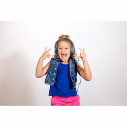 JLab JBuddies Kids Headphones - Grey/Blue - Additional view 6