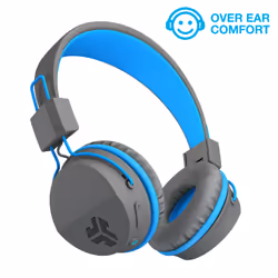 JLab JBuddies Kids Wireless Headphones - Grey/ Blue - Additional view 4