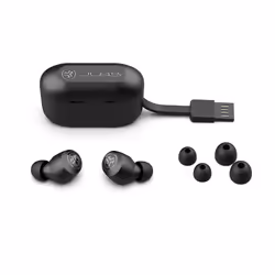 JLab GO Air POP True Wireless Headphones True Wireless Stereo (TWS) In-ear Calls/Music Bluetooth Black - Additional view 4