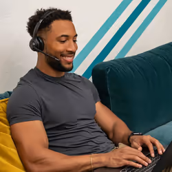 JLab GO Work PC, Mac, Mobile Wireless Headset - Black - Additional view 6