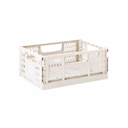 3 Sprouts SP3ICLGCR, Storage basket, Cream, Rectangular, Plastic, Monochromatic, Plastic