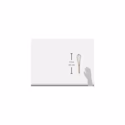 Winco French Whip  12-Inch  Stainless Steel