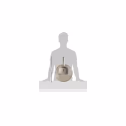 Winco Stainless Steel Round Skimmer  12-Inch  Medium