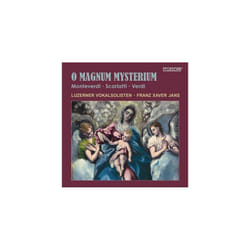 Claudio Monteverdi  MonteverdiScarlattiVerdi O Magnum Mysterium CD (2022)