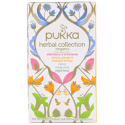 Pukka Herbs, Organic Herbal Tea Collection, 20 Herbal Tea Sachets, 1.21 oz (34.4 g)