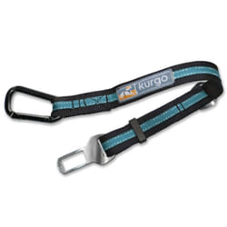 Kurgo Direct To Seat Belt Tether Blue and Black Cat Dog Car Safety Harnesses