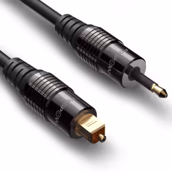 FosPower FOSCBL-2033, Mini-TOSLINK, Male, TOSLINK, Male, 3 m, Black