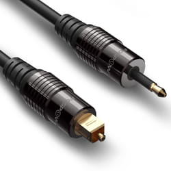 FosPower FOSCBL-2033 audio cable 3 m Mini-TOSLINK TOSLINK Black