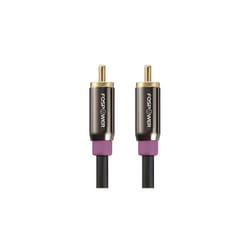 Subwoofer Cable (3.0M/10FT), [24K Gold Plated | Dual Shieldeded] RCA Subwoofer Audio Cable Connector for Surround Sound/Dolby Digital/DTS - Male to