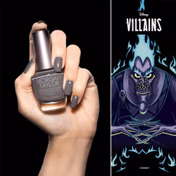 Morgan Taylor Nail Lacquer Disney Villains Collection (Smoke The Competition) Gray Nail Polish  Finger Nail Polish  Long Lasting Nail Polish  Gray Nai