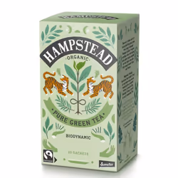 Hampstead Tea ORGANIC FAIRTRADE GREEN TEA BAGS