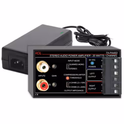 Radio Design Labs TX-PA40D, 2.0 channels, D, 0.1%, 75 dB, 15 W, 20 W