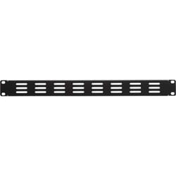 NavePoint 1U Blank Rack Mount Panel IT Server Network Spacer Slotted V