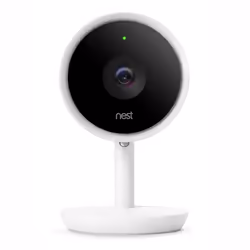 Nest Cam IQ Indoor, IP security camera, Indoor, Wireless, German, Dutch, English, Spanish, French, Italian, Desk/Wall, White