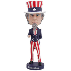 Royal Bobbles Uncle Sam Bobblehead  Premium Polyresin Lifelike Figure