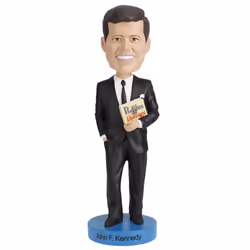 Royal Bobbles John F. Kennedy Bobblehead, Premium Polyresin Lifelike Figure, Unique Serial Number, Exquisite Detail