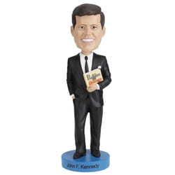 Royal Bobbles John F. Kennedy Bobblehead, Premium Polyresin Lifelike Figure, Unique Serial Number, Exquisite Detail
